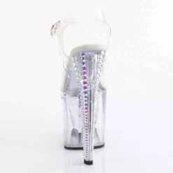 PLEASER ENCHANT-708RS-02, 8 Inch Platform Sandal With AB Rhinestone Cone Studs -Funky Lingerie Outlet ENCHANT 708RS 02 C C ABRS09 58115.1703273401