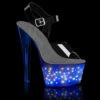 Exotic Dancer Shoes With Star Light-Up Sound Activate Echolite-708 By Pleaser -Funky Lingerie Outlet Echolite 708 33291.1581532863