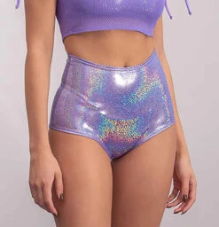 FE-236, Full Back High Waisted Short -Funky Lingerie Outlet FE236 LAV 87688.1714932123