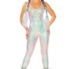 JV-FF143, Rave Apparel Stretch Sequin Catsuit -Funky Lingerie Outlet FF143 COS FT 75068.1660674099