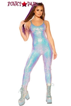 JV-FF143, Rave Apparel Stretch Sequin Catsuit -Funky Lingerie Outlet FF143 LVD FT 14608.1660674099