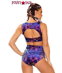 JV-FF149, Sequin Embroidered Rave Top -Funky Lingerie Outlet FF149 FF150 RYL BK 79707.1675361500