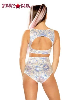 JV-FF149, Sequin Embroidered Rave Top -Funky Lingerie Outlet FF149 FF150 WPR BK 51654.1675361500