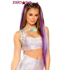 JV-FF151, Keyhole Panel Rave Top -Funky Lingerie Outlet FF151 LAV FT 12983.1623779641