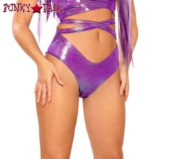 JV-FF262, Raver Metallic Tiny Short -Funky Lingerie Outlet FF262 purple spectrum 14008.1660845496