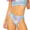 JV-FF264, Metallic High Waist Bottom -Funky Lingerie Outlet FF264 PBL FT 19742.1559335235