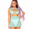 JV-FF336, Mesh Skater Skirt -Funky Lingerie Outlet FF335 FF336 MRN FT 52476.1657223761