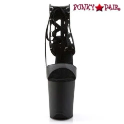 Pleaser Flamingo-800-14, 8 Inch Lace Up Front Bootie Sandal -Funky Lingerie Outlet FLAMINGO 800 14 BPU M01 47634.1611300767