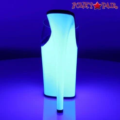 Pleaser | Flamingo-801UV, 8 Inch Slide With Neon UV Bottom -Funky Lingerie Outlet FLAMINGO 801UV C NW09 97369.1568155427