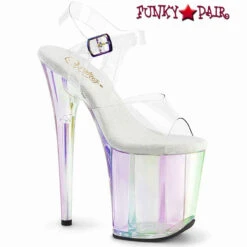 Pleaser | FLAMINGO-808HT, Holographic Tint Platform Sandal -Funky Lingerie Outlet FLAMINGO 808HT FP 41537.1732262379