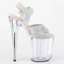 Pleaser FLAMINGO-808N-RS, 8 Inch Heel Rhinestones Sandal -Funky Lingerie Outlet FLAMINGO 808N RS SRS C13 12615.1720597755