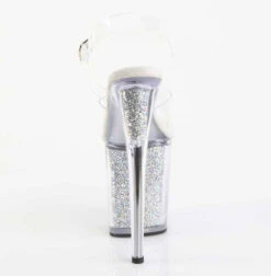 PLEASER FLAMINGO-808PREM-RSI, 8" Ankle Strap Sandal With Clear Soft Strap And Rhinestones Insert In Platform 9 PLEASER FLAMINGO-808PREM-RSI, 8" Ankle Strap Sandal With Clear Soft Strap And Rhinestones Insert In Platform -Funky Lingerie Outlet FLAMINGO 808PREM RSI C RS09 05844.1744299604