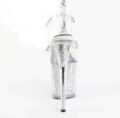 PLEASER FLAMINGO-708PREM-STNG, 8" Ankle Strap Sandal With Crystal Rhinestones And Glitter Insert 10 PLEASER FLAMINGO-708PREM-STNG, 8" Ankle Strap Sandal With Crystal Rhinestones And Glitter Insert -Funky Lingerie Outlet FLAMINGO 808PREM STNG C S09 50231.1744299319