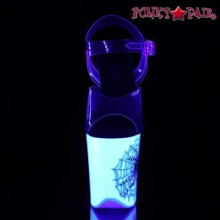 Pleaser | Flamingo-808SW, 8 Inch Spider Design On Plaform Sandal -Funky Lingerie Outlet FLAMINGO 808SW C NW01 84184.1568155250