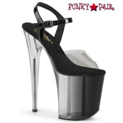 PLEASER FLAMINGO-808T-1, 8" Ombre Platform Bottom Sandal -Funky Lingerie Outlet FLAMINGO 808T 1 FP 37211.1696659741