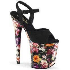 Pleaser | Flamingo-809WR-F, Flower Print Platform Sandal