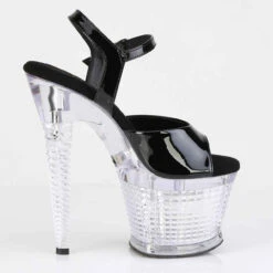 PLEASER FLASHDANCE-709SPEC, Lite-up Textured Platform Sandal -Funky Lingerie Outlet FLASHDANCE 709SPEC B C13 87796.1714756717