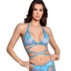 FR101, Sequin Net Wrap Top By J. Valentine -Funky Lingerie Outlet FR101 BLU FRONT 16250.1656030989