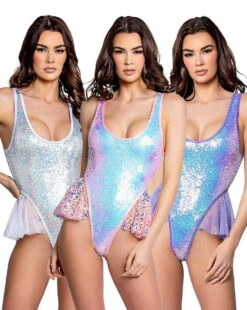 FR104, Sequin Ballerina Bodysuit By J. Valentine