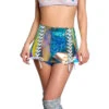 FR123, Sea Holo Vinyl/White Lacing Skirt By J. Valentine -Funky Lingerie Outlet FR123 SEA FRONT 48376.1656614168
