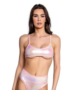 FR137, Unicorn Foil Micro Tank By J. Valentine -Funky Lingerie Outlet FR137 BPK FRONT 88956.1653328036