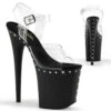 Pleaser | Flamingo-808ABLS, 8 Inch Ankle Strap Platform With Rhinestones -Funky Lingerie Outlet Flamingo 808ABLS 52983.1595258597