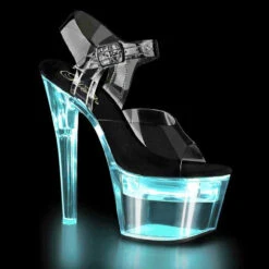 Pleaser | Flashdance-708, 7" LED Lite-Up Ankle Strap Platform -Funky Lingerie Outlet Flashdance 708 c b 74612.1536255504.1200.1200 15032.1662621208