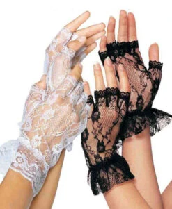 LA-G1205, Fingerless Lace Gloves