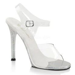 Gala-08MG, 4.5" Heel Clear Strap With Mini