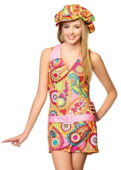 LEG AVENUE LA-J48026, Teen Groovy Hippie Girl Costume