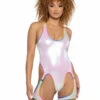 JR-114, Rainbow Chaps Bodysuit -Funky Lingerie Outlet JR114 WHT FT 23778.1714927320