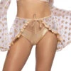 JR-117, Sequin Star & Mesh Wrap Skirt -Funky Lingerie Outlet JR117 GLD FT 08182.1714926857