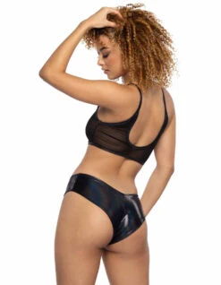 JR-118, Metallic Micro Short -Funky Lingerie Outlet JR118 JR120 BLK BK 44143.1714926464