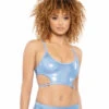 JR-139, Metallic Harness Crop Top