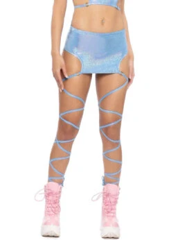 JR-140, Metallic Harness Wrap Skirt