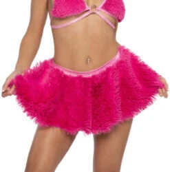 JR-148, Faux Fur Skirt By Roma