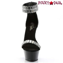 Pleaser | Kiss-269RS, 6 Inch Ankle Cuff Sandal With Rhinestones And Mirror -Funky Lingerie Outlet KISS 269RS B M01 35149.1566486153