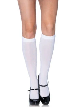 LA-5572, Nylon Opaque Knee Highs