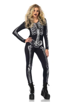 LA-85602, X-ray Skeleton Catsuit Costume