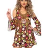 LA-85610, Starflower Hippie Girl Costume -Funky Lingerie Outlet LA 85610 33057.1663355727