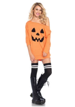 LA-86655, Jersey Pumpkin Dress Costume