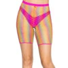 LA8883, Ombre Rainbow Net Biker Shorts By Leg Avenue -Funky Lingerie Outlet LA8883 R 04594.1694253159