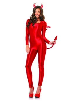 LEG AVENUE LA85345, Spandex Catsuit -Funky Lingerie Outlet LA 85345 2 47685.1409715509