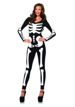 LA-85346, Glow-In-The Dark Skeleton Suit Costume