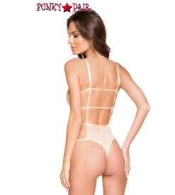 Roma Lace Teddy With Strappy Detail R-LI272 -Funky Lingerie Outlet LI272 Back 96946.1604946353