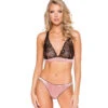 Roma LI296, Satin And Lace Bra Set -Funky Lingerie Outlet LI296 81089.1659809482