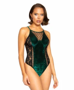 Roma R-LI335, Velvet And Lace Teddy