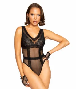Roma R-LI356, Lace & Mesh Teddy