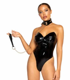 Roma R-LI363, High Cut Vinyl Bodysuit -Funky Lingerie Outlet LI363 LI374 12149.1674154325
