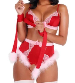 LI427, Marabou Bondage Tie By Roma